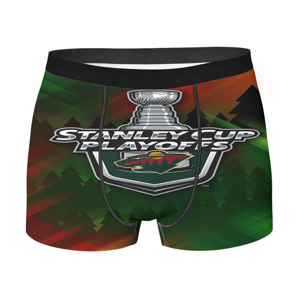 Minnesota Wild Playoff Men'S Boxer Briefs