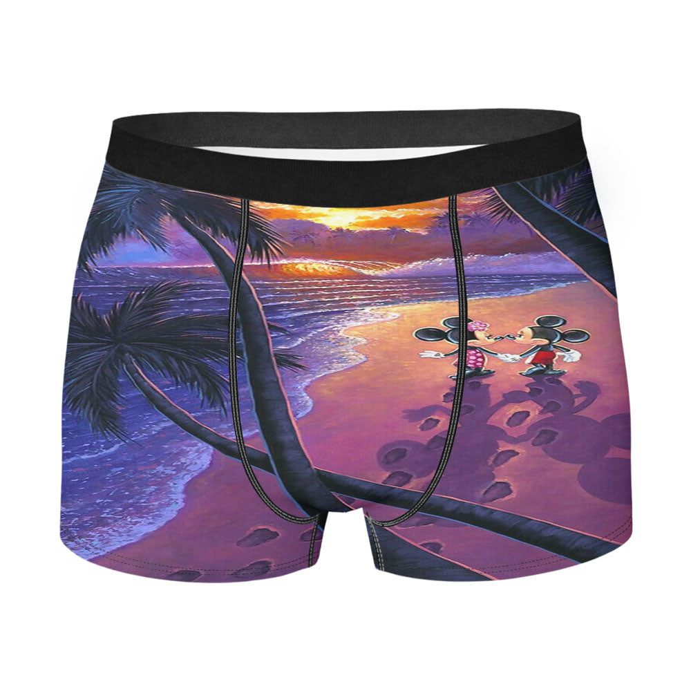 Minnie Mickey Mouse Romance Men'S Boxer Briefs