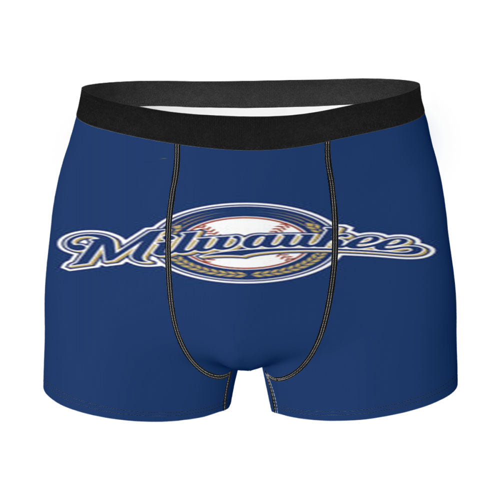 Mlb Milwaukee Brewers Men'S Boxer Briefs