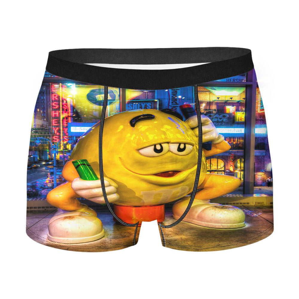 M&M'S Yellow New York Men'S Boxer Briefs