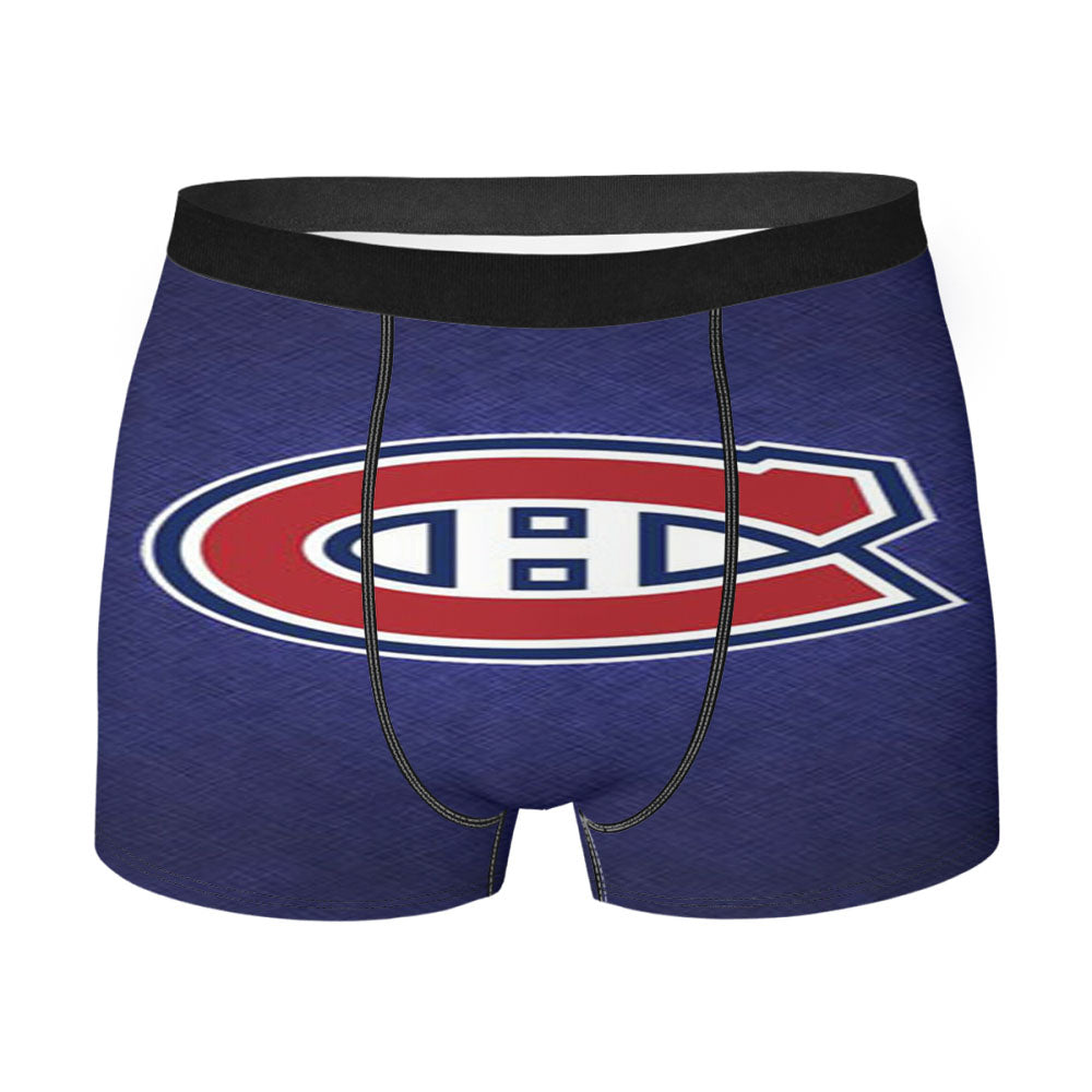 Montreal Canadiens Blue Men'S Boxer Briefs