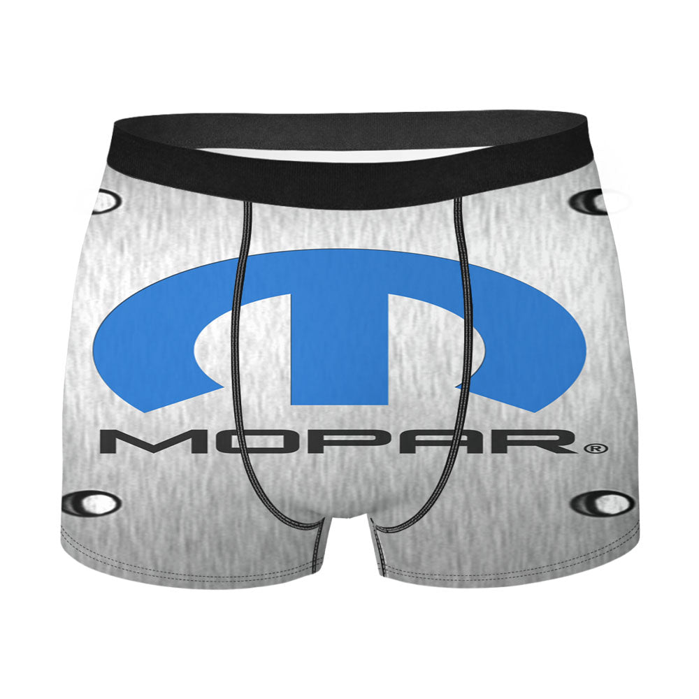 Mopar Black Logo Men'S Boxer Briefs