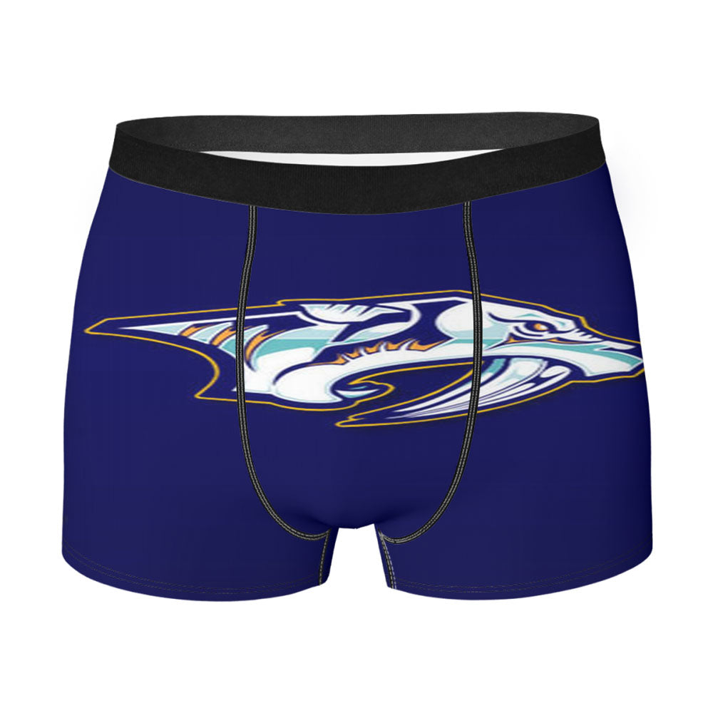 Nashville Predators Blue Men'S Boxer Briefs