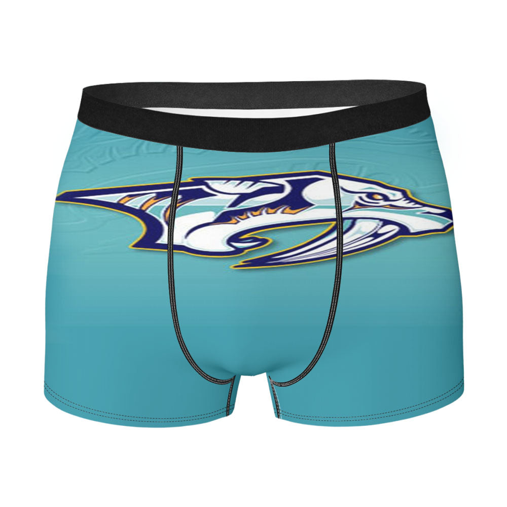 Nashville Predators Logo Men'S Boxer Briefs