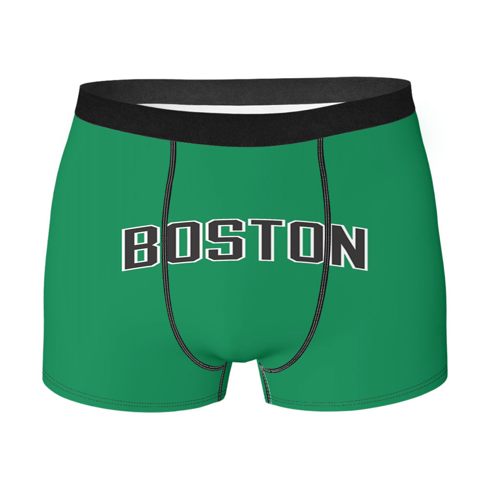 Nba - Boston Celtics Wallpaper Men'S Boxer Briefs