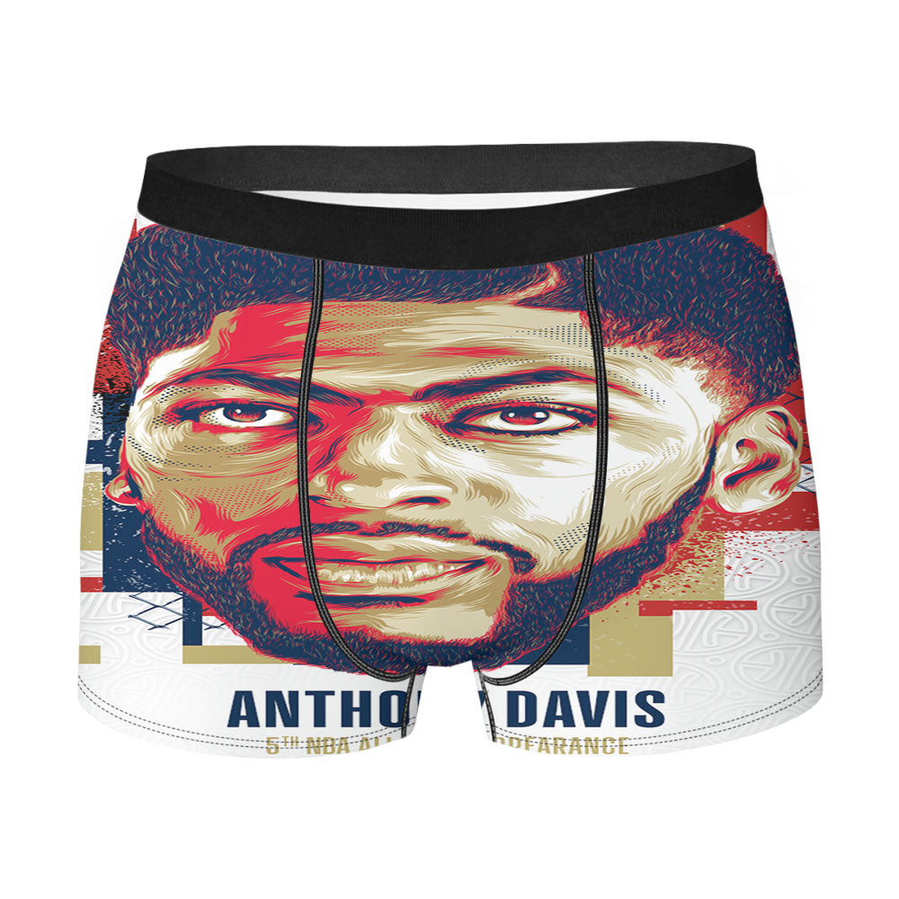 Nba All Star Anthony Davis Men'S Boxer Briefs