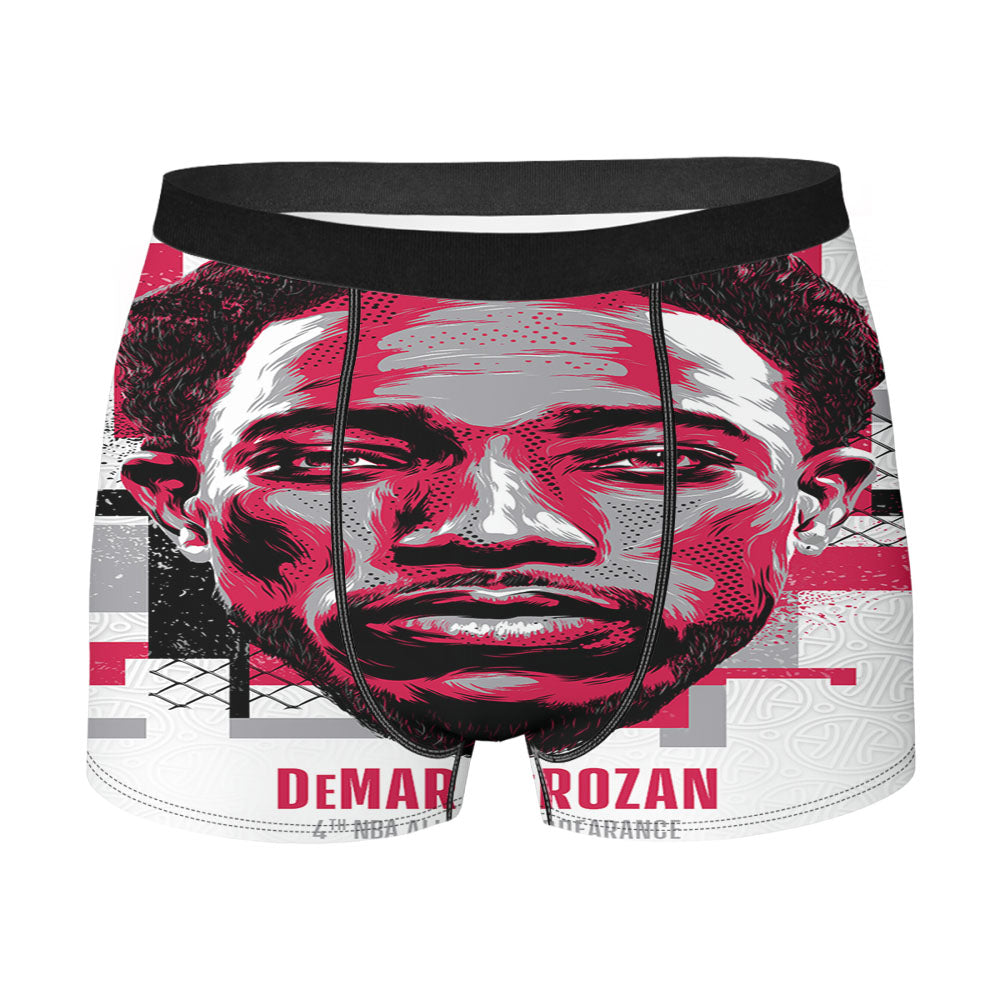 Nba All Star Demar Derozan Men'S Boxer Briefs