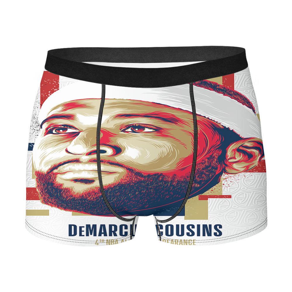 Nba All Star Demarcus Cousins Men'S Boxer Briefs