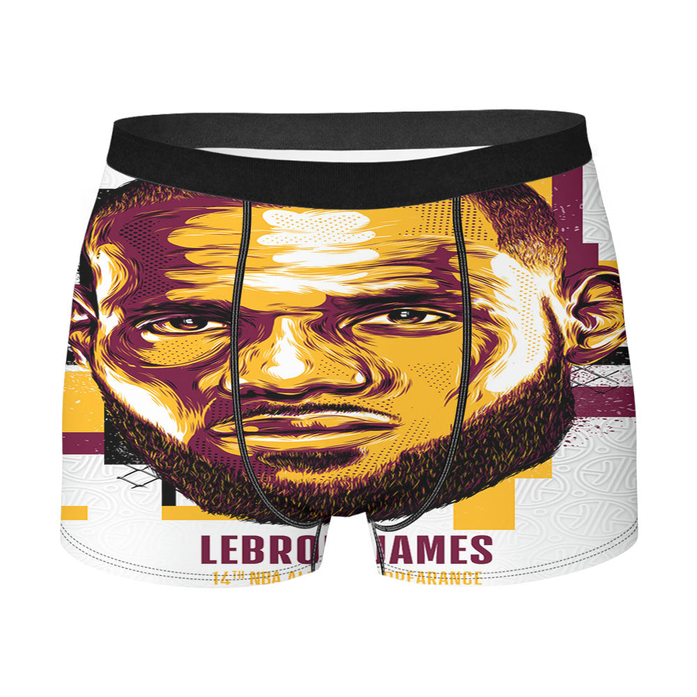 Nba All Star Lebron James Men'S Boxer Briefs