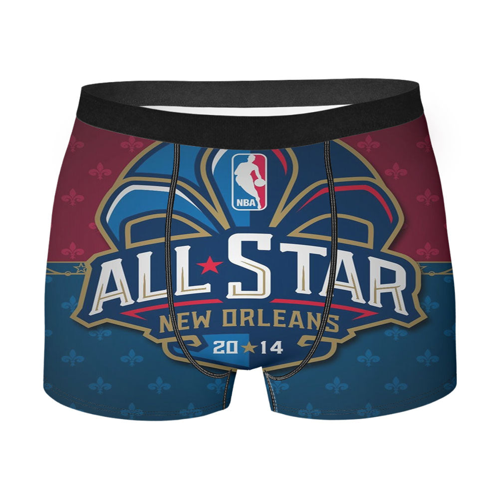 Nba All Star New Orleans Logo Men'S Boxer Briefs