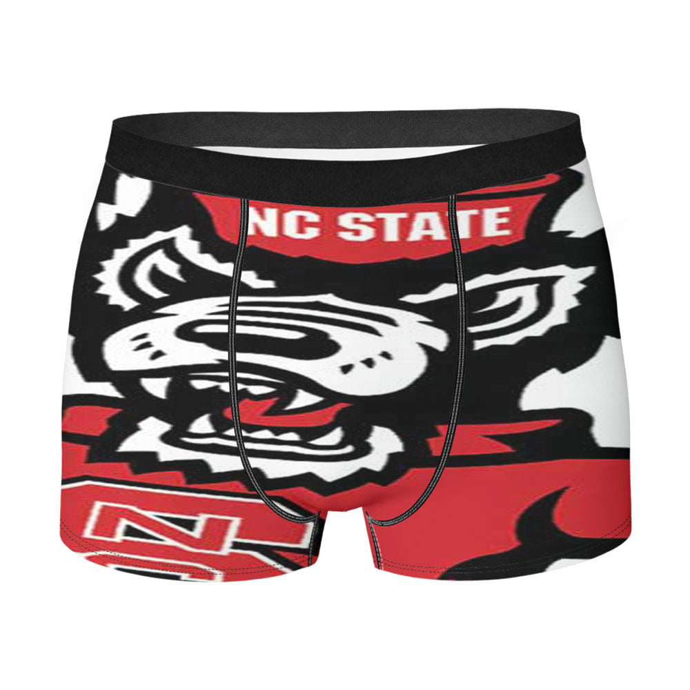 Nc State Wolf Logo Men'S Boxer Briefs