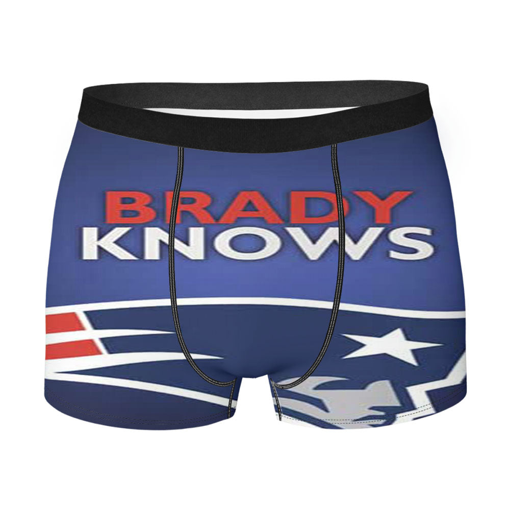 Ne Pats Brady Knows Men'S Boxer Briefs
