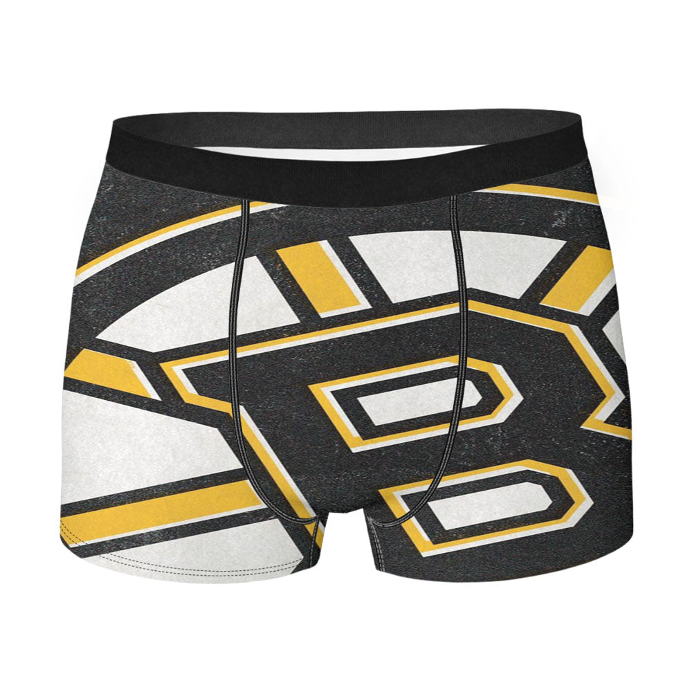 New Boston Bruins Logo Men'S Boxer Briefs