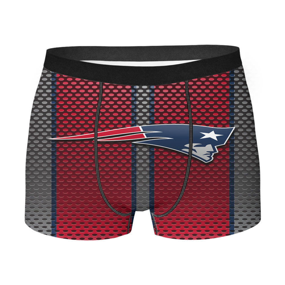 New England Patriots Carbon Fiber Logo Men'S Boxer Briefs
