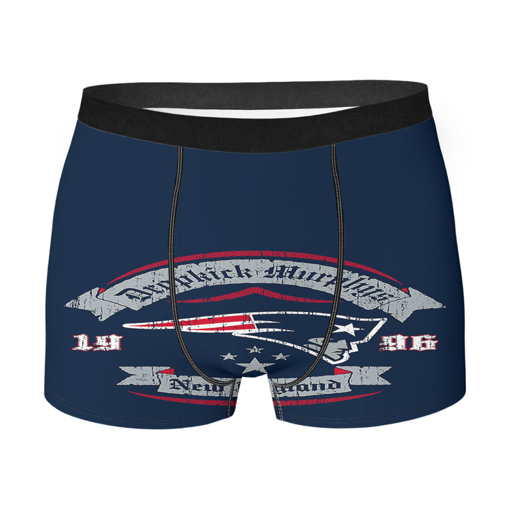 New England Patriots Football Diamond Painting Men'S Boxer Briefs