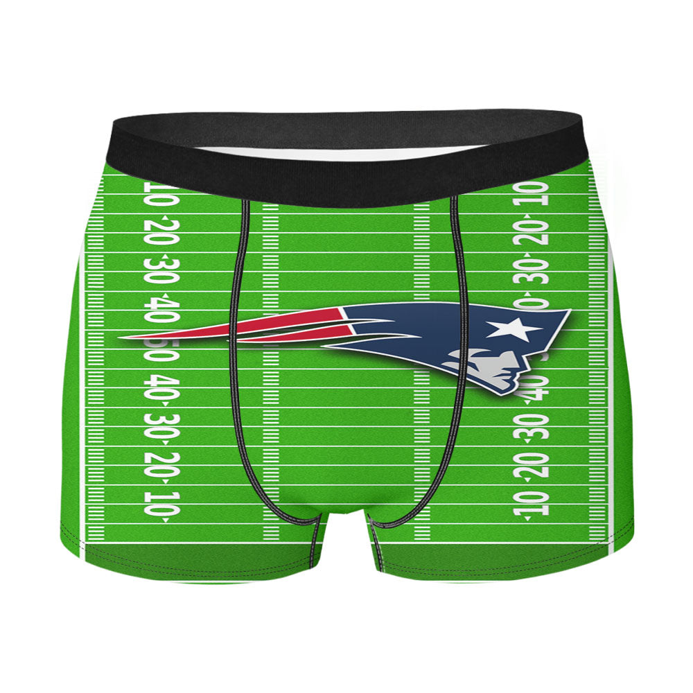 New England Patriots Nfl Court Men'S Boxer Briefs