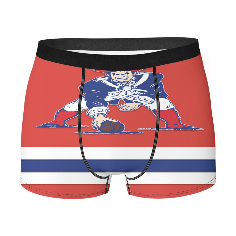 New England Patriots Old Logo Jersey Men'S Boxer Briefs