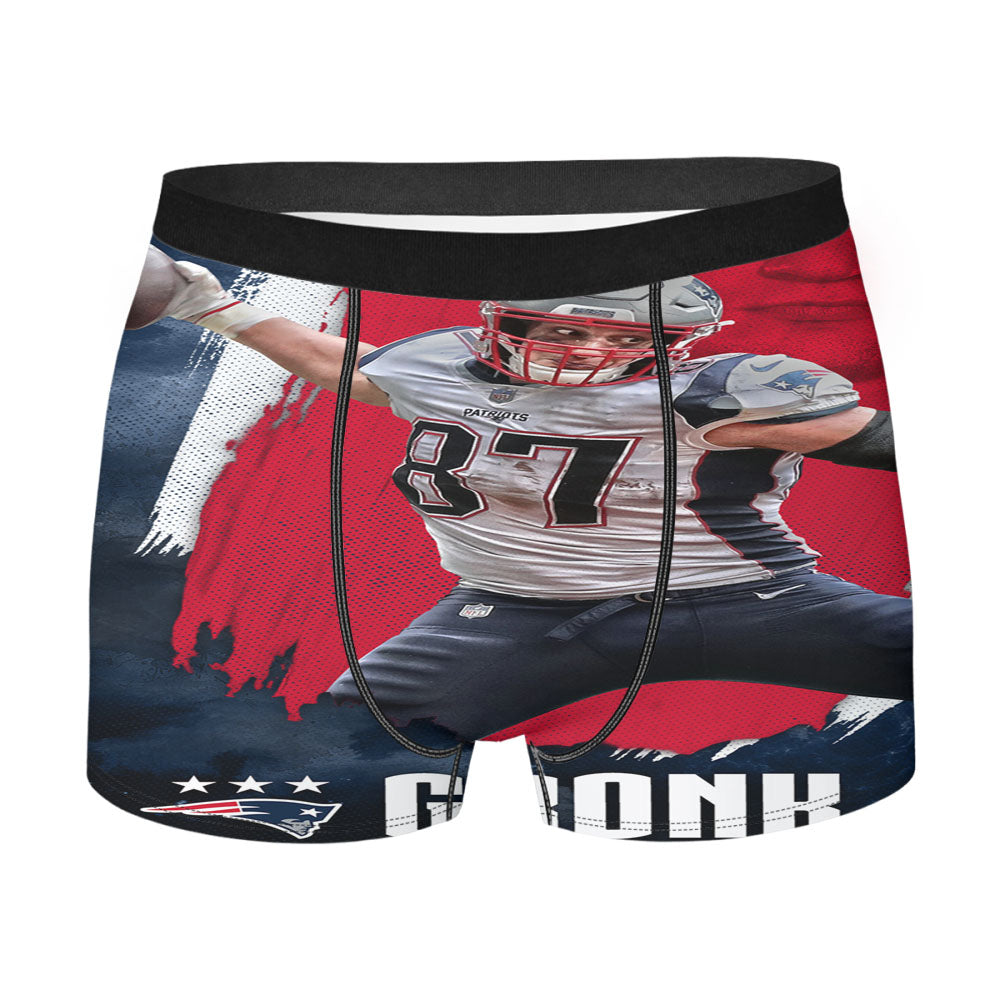 New England Patriots Rob Gronkowski Men'S Boxer Briefs