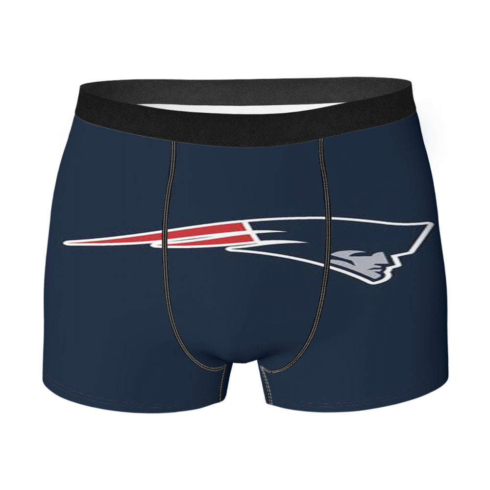 New England Patriots Simple Logo Men'S Boxer Briefs