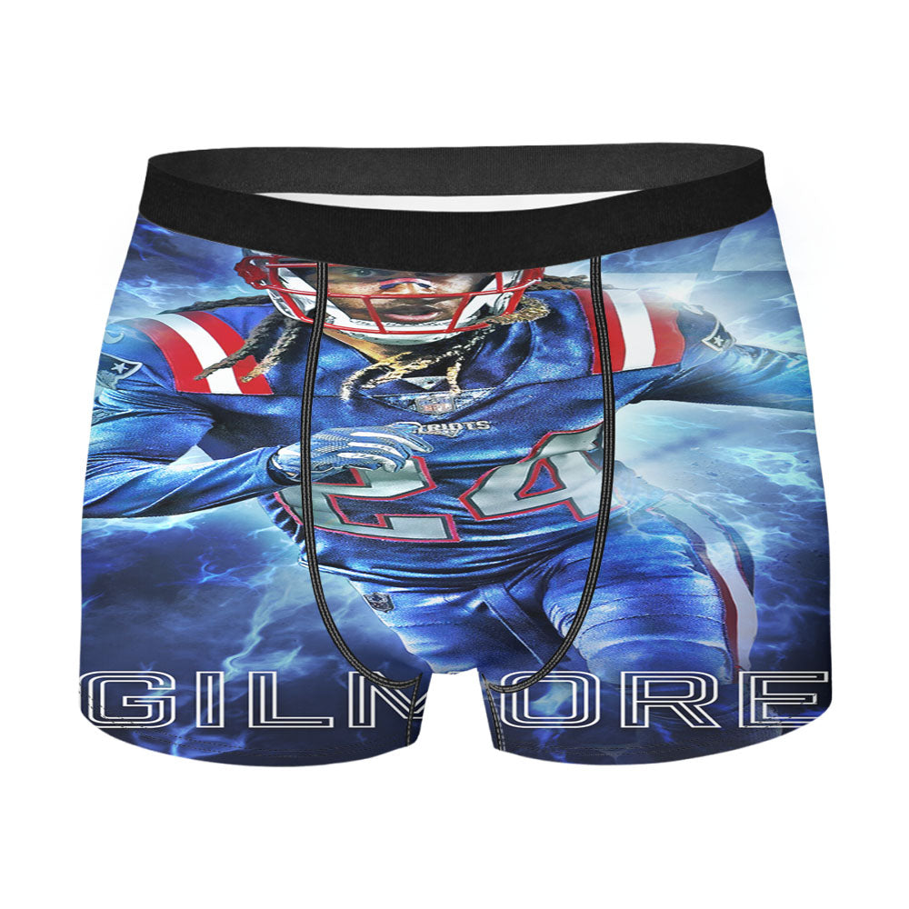 New England Patriots Stephon Gilmore 2 Men'S Boxer Briefs
