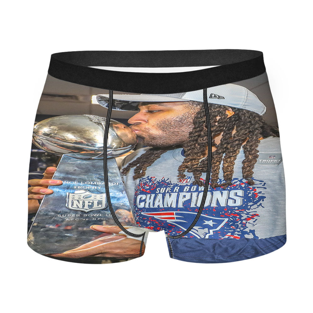 New England Patriots Stephon Gilmore Men'S Boxer Briefs