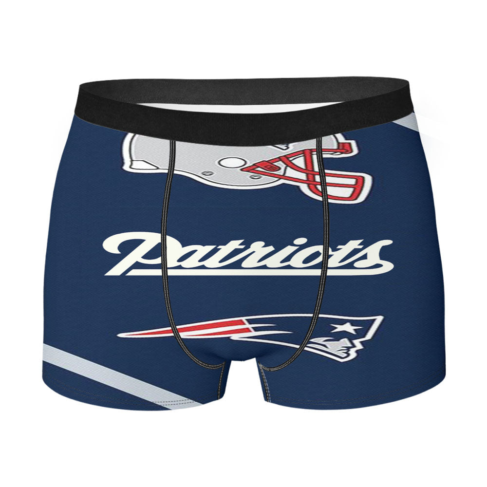 New England Patriots Wallpaper Men'S Boxer Briefs