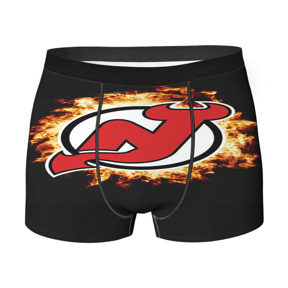New Jersey Devils Logo Men'S Boxer Briefs