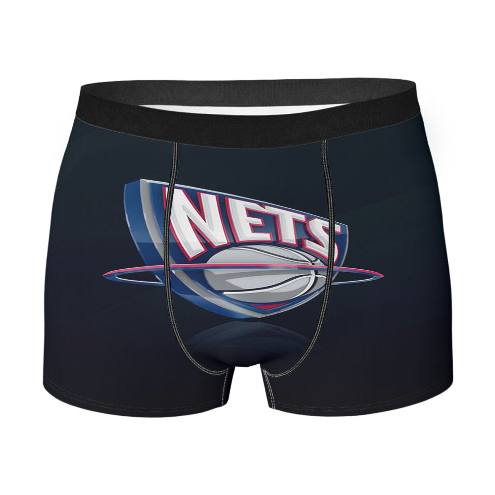 New Jersey Nets Basketball Men'S Boxer Briefs