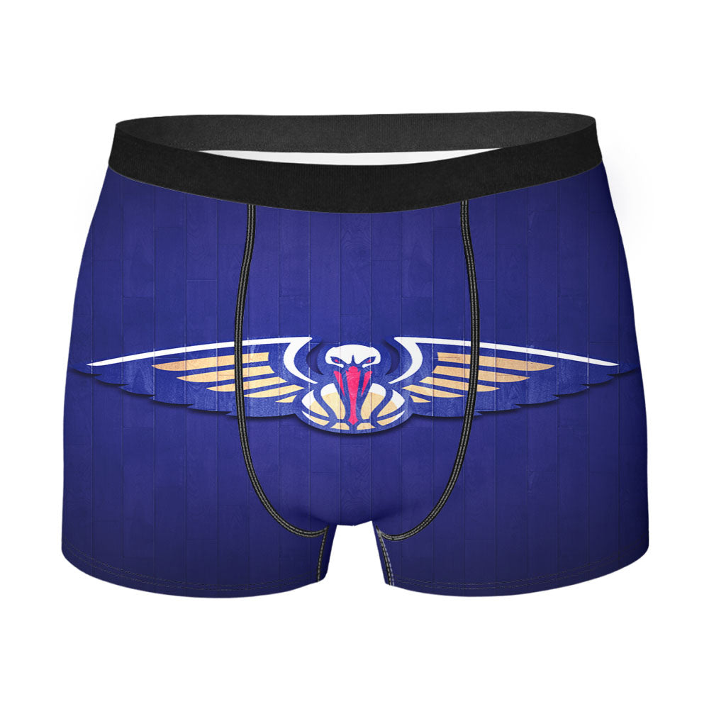 New Orleans Pelicans Hardwood 2 Men'S Boxer Briefs
