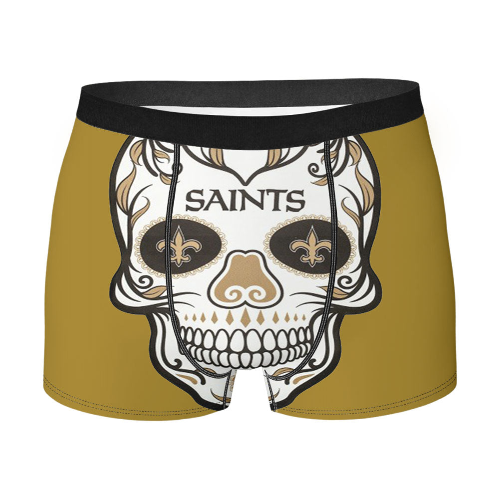 New Orleans Saints Skull Men'S Boxer Briefs
