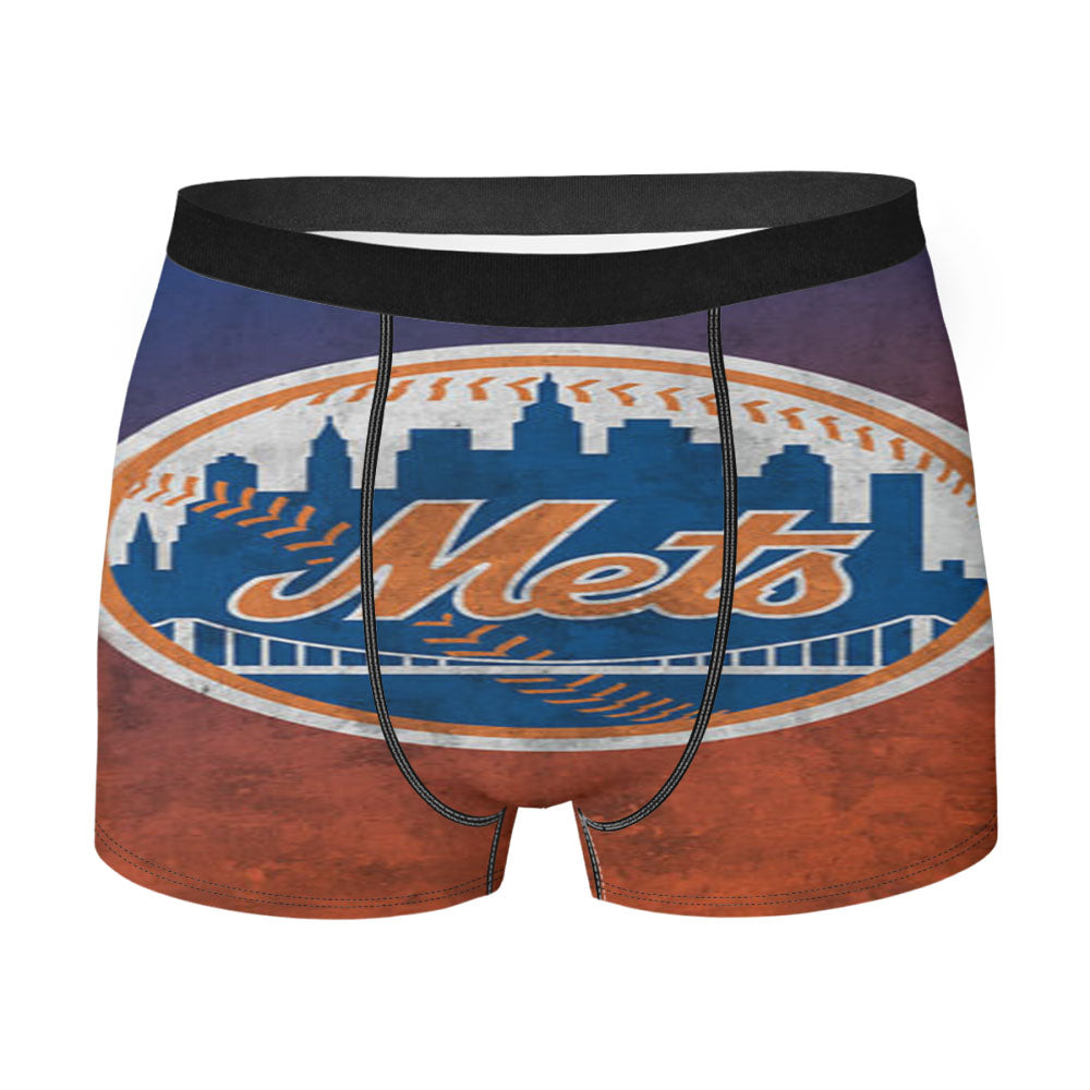 New York Mets Texture Men'S Boxer Briefs