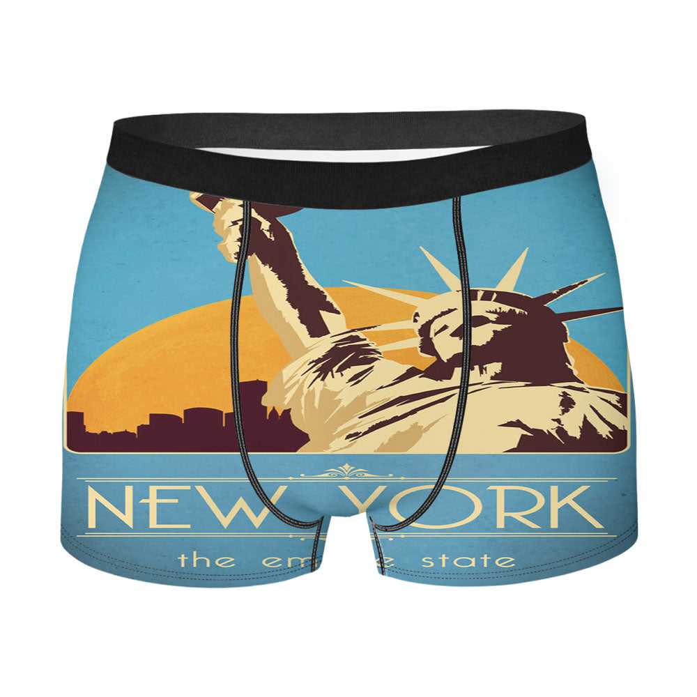 New York The Empire State Men'S Boxer Briefs