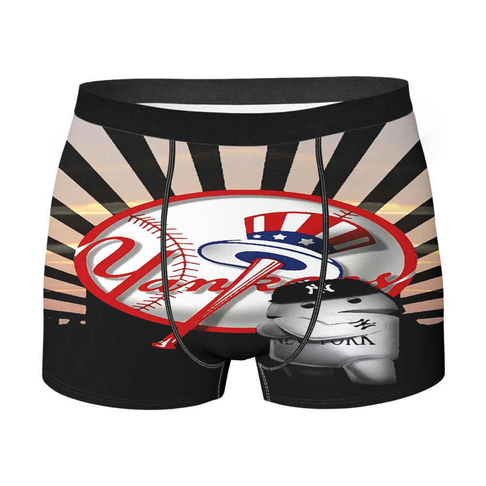 New York Yankees Baseball Baymax Men'S Boxer Briefs