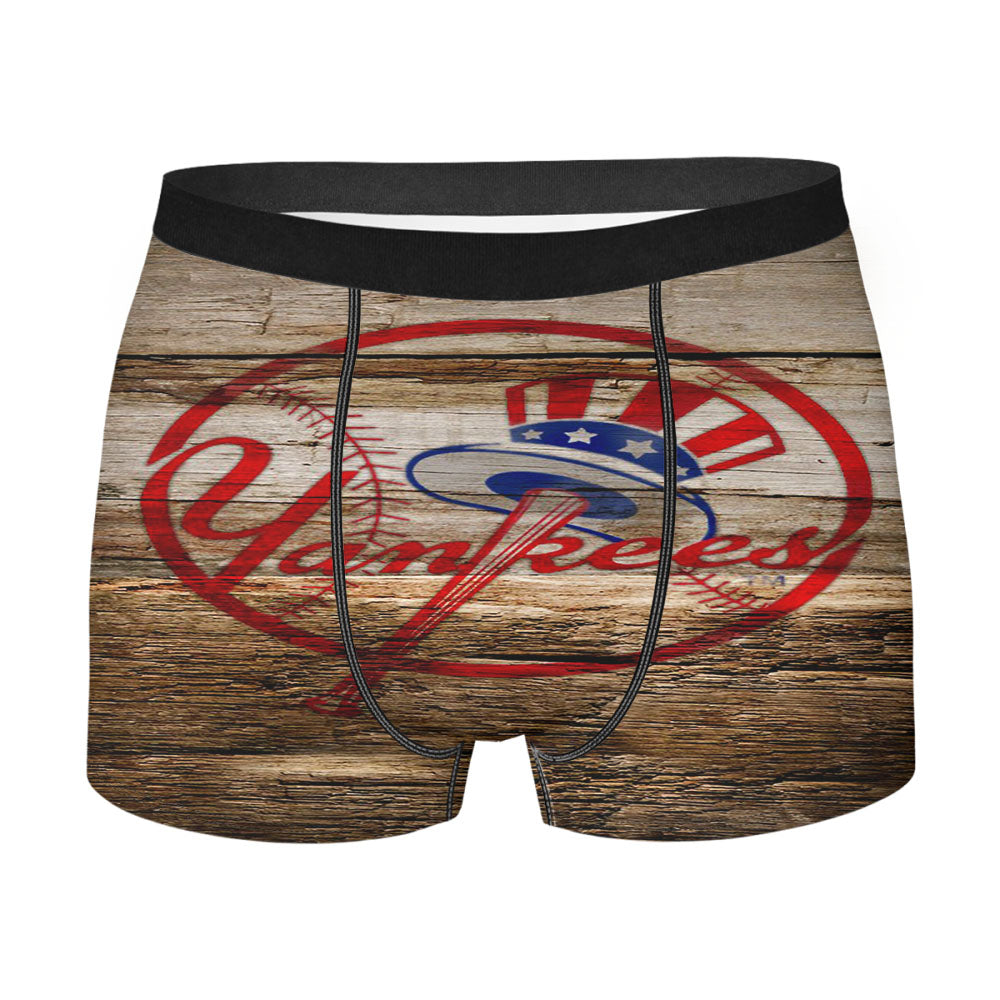 New York Yankees Wood Men'S Boxer Briefs