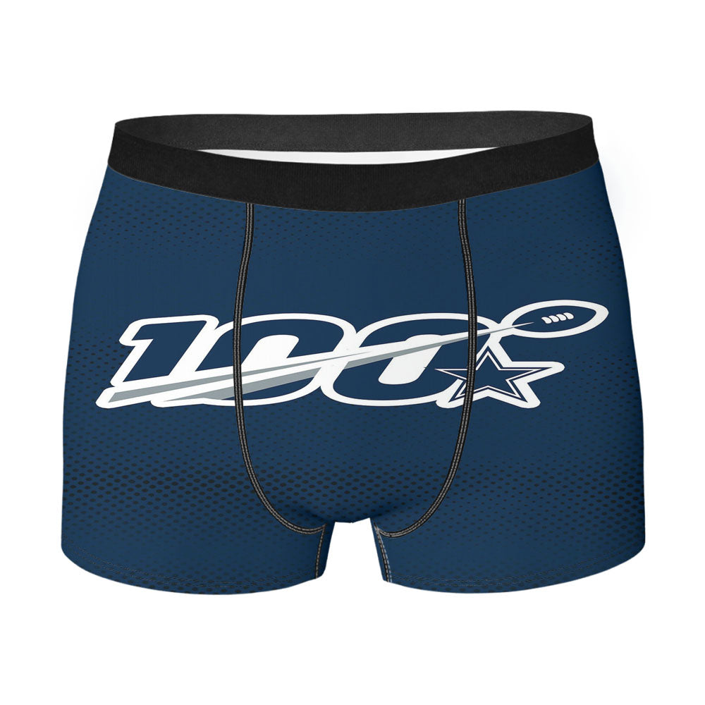 Nfl 100Th Dallas Cowboys Wallpapers Men'S Boxer Briefs