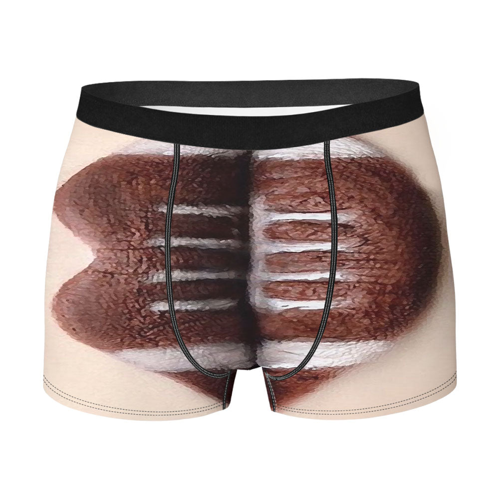 Nfl Makeup Lips Men'S Boxer Briefs