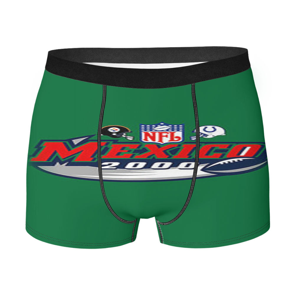 Nfl Mexico 2000 Green Men'S Boxer Briefs