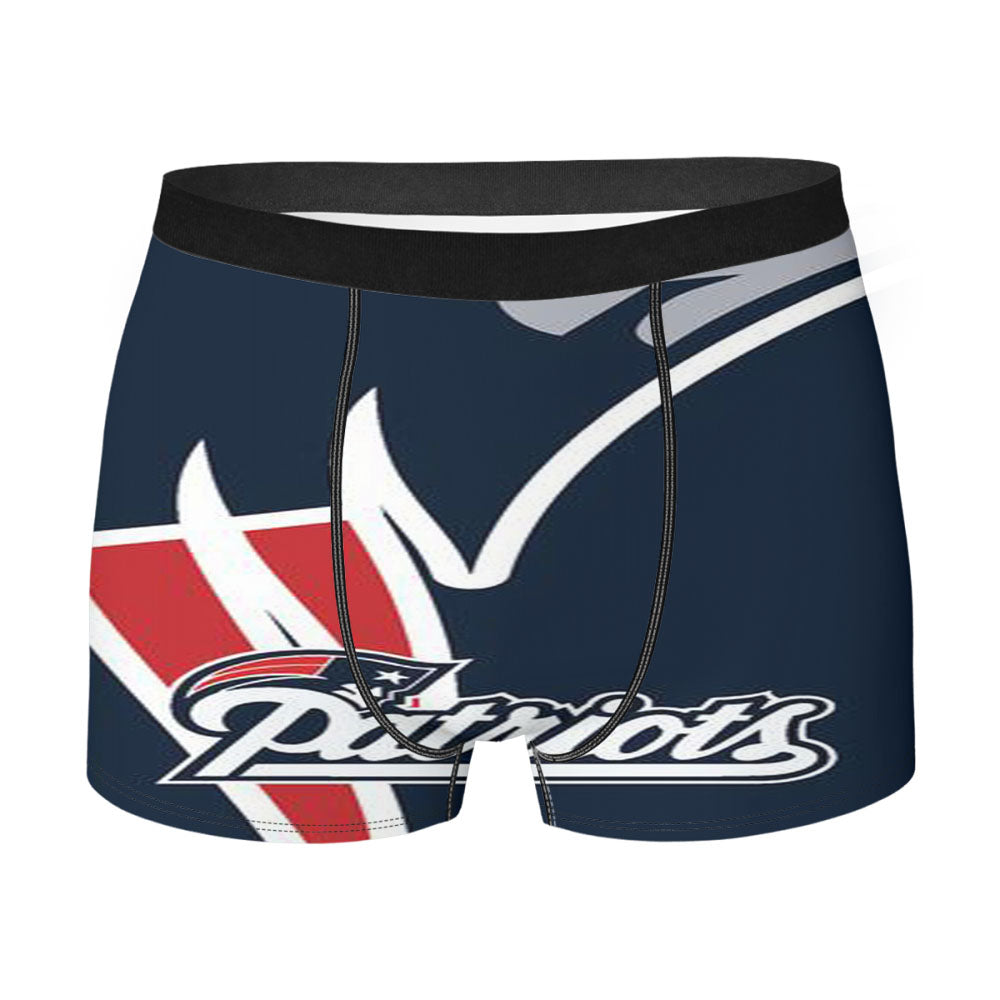 Nfl New England Patriots Logo Men'S Boxer Briefs