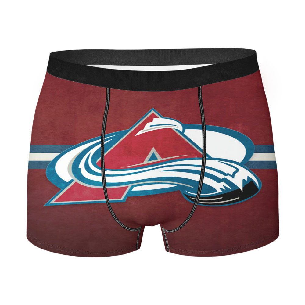 Nhl Colorado Avalanche Sport Logo Men'S Boxer Briefs