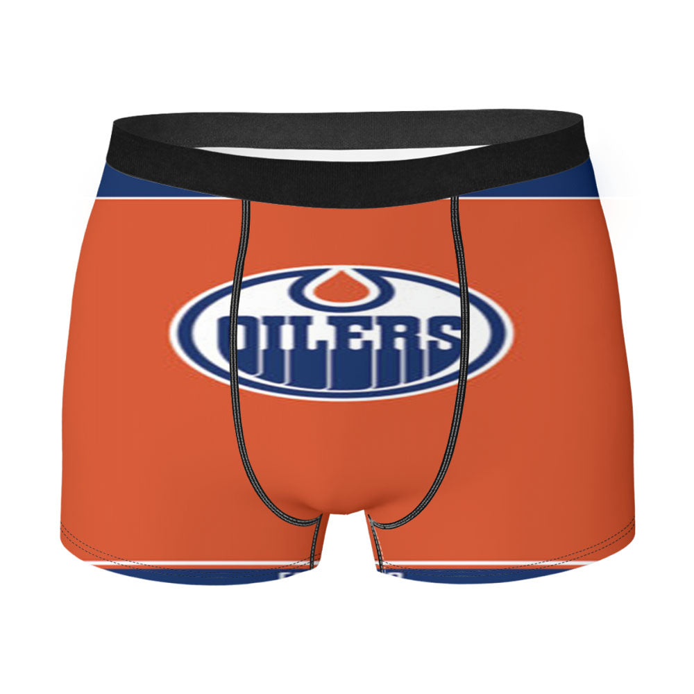 Nhl Edmonton Oilers Est 1972 Men'S Boxer Briefs
