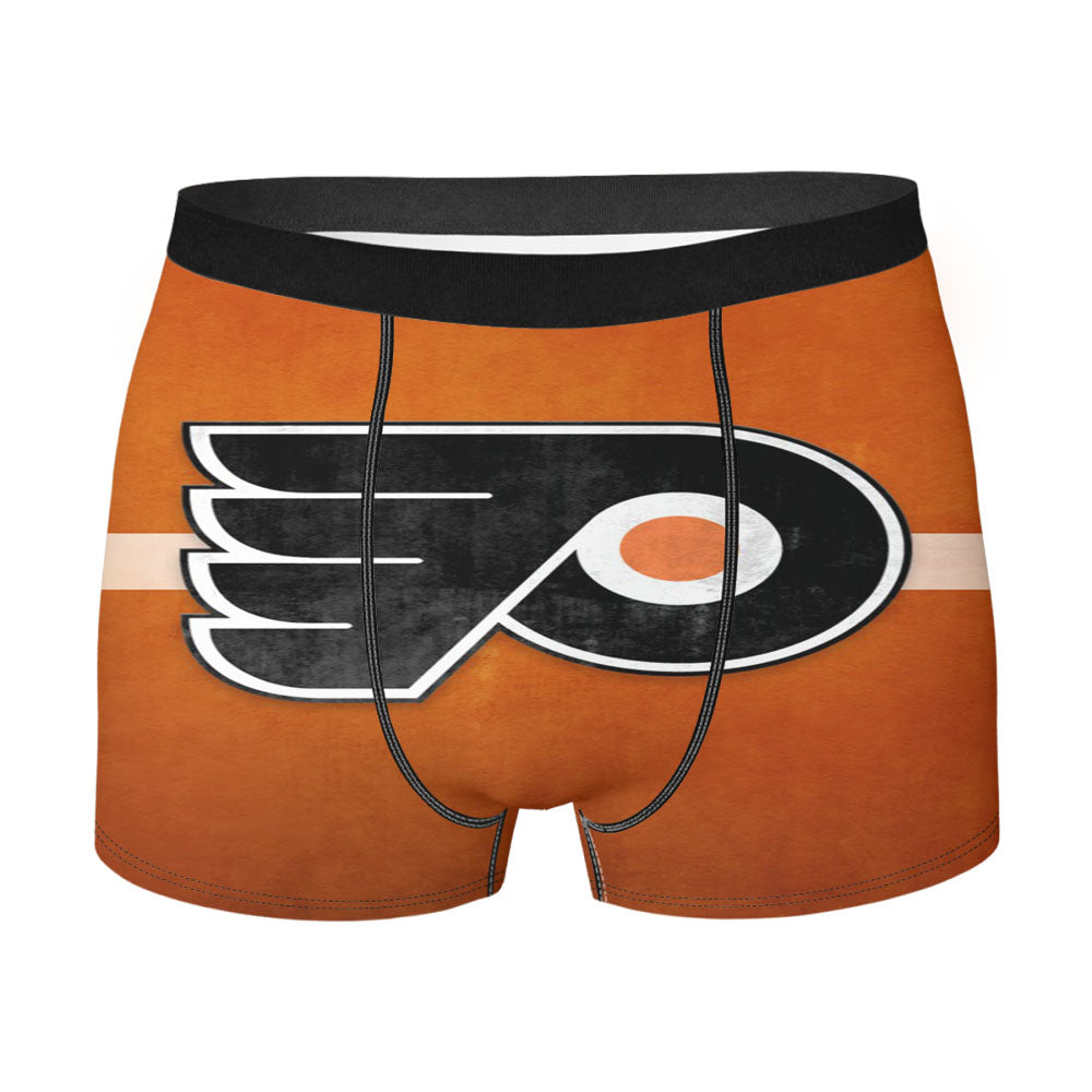 Nhl Philadelphia Flyers Sport Logo Men'S Boxer Briefs