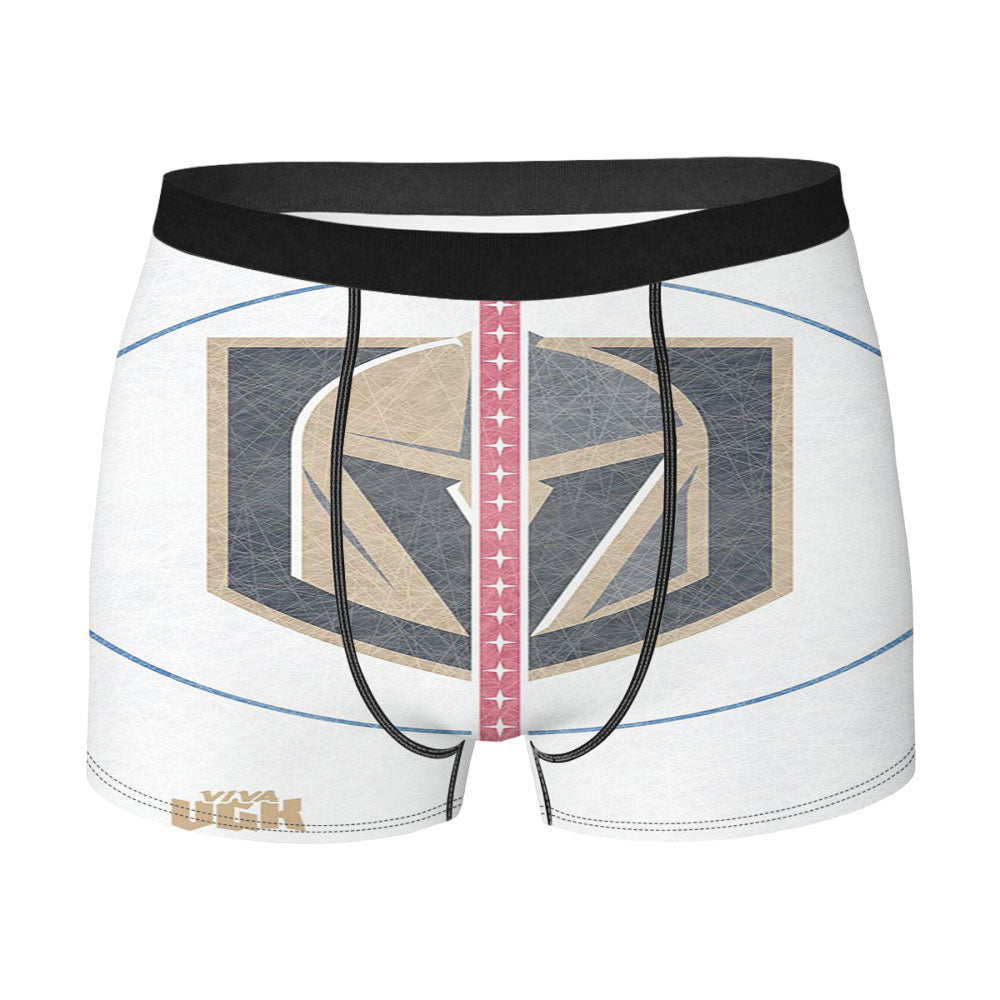 Nhl Vegas Golden Knights Men'S Boxer Briefs