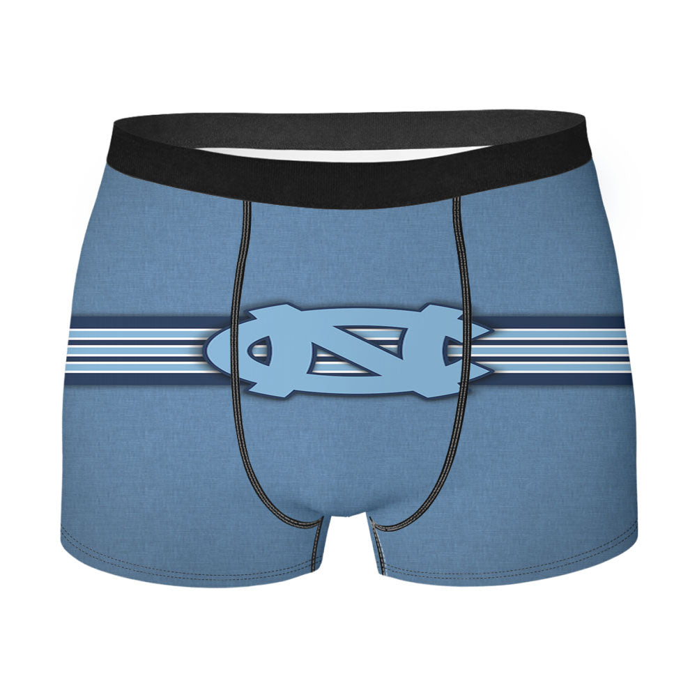 North Carolina Tar Heels Vintage Stripe Men'S Boxer Briefs