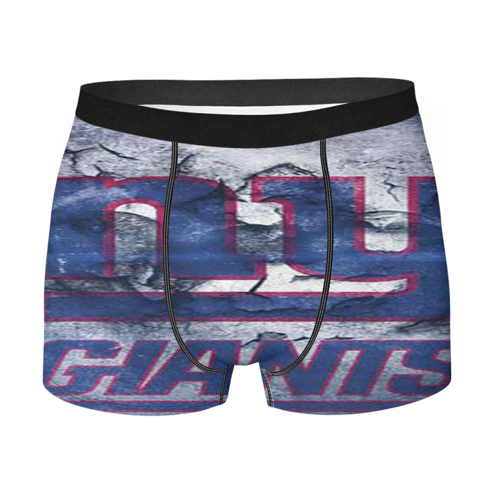 Ny Giants Peeling Men'S Boxer Briefs