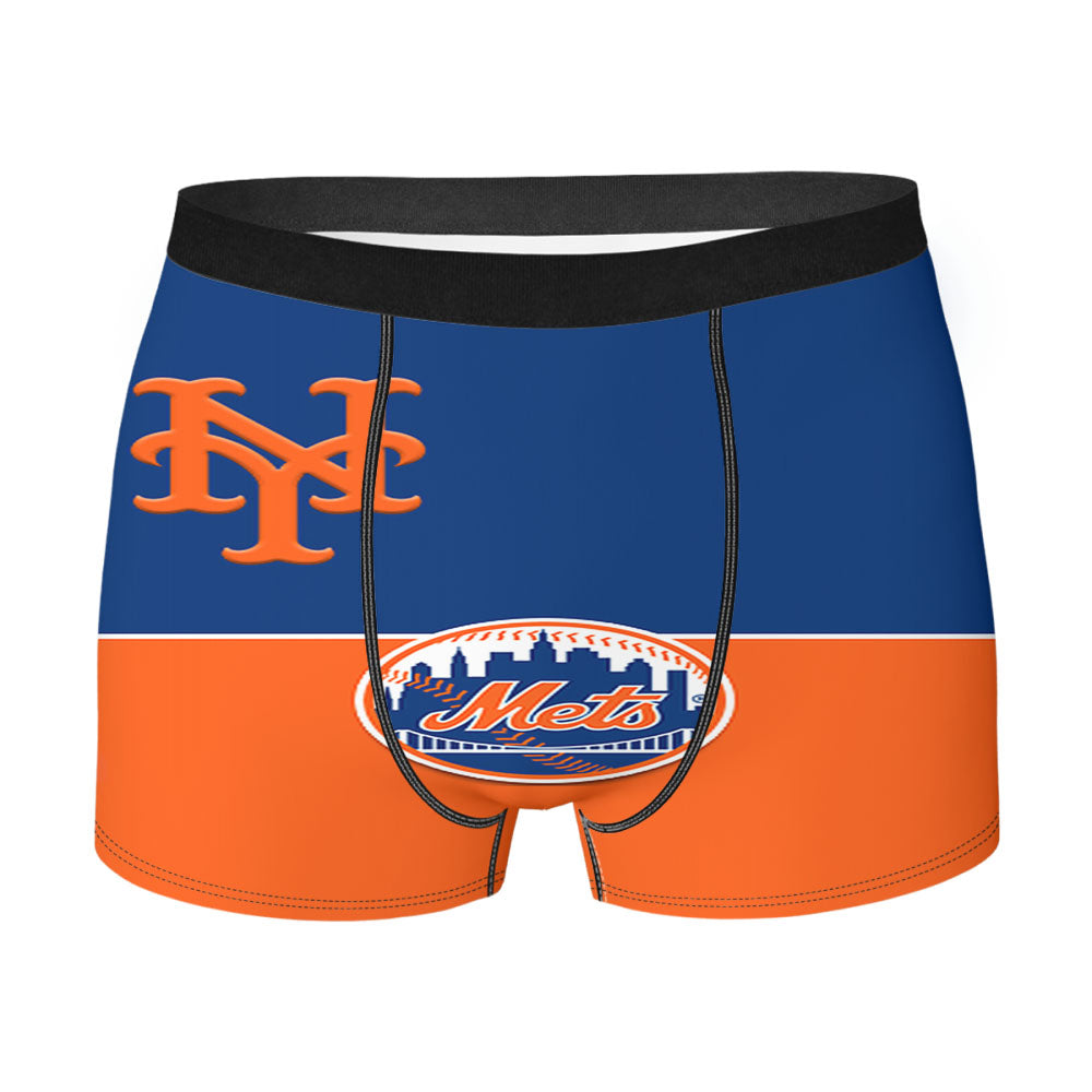Ny Mets Minimalist Wallpaper Men'S Boxer Briefs