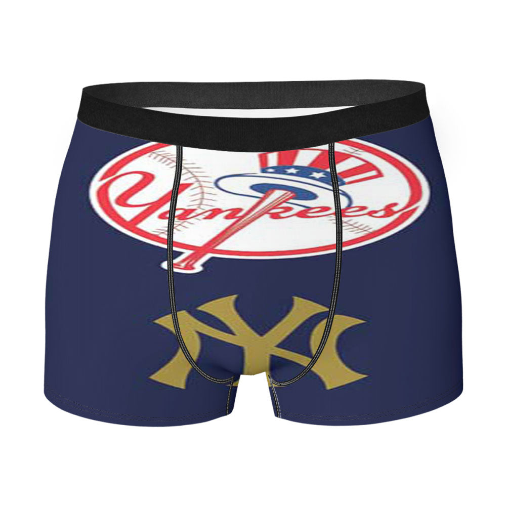 Ny Yankees Two Logos Men'S Boxer Briefs