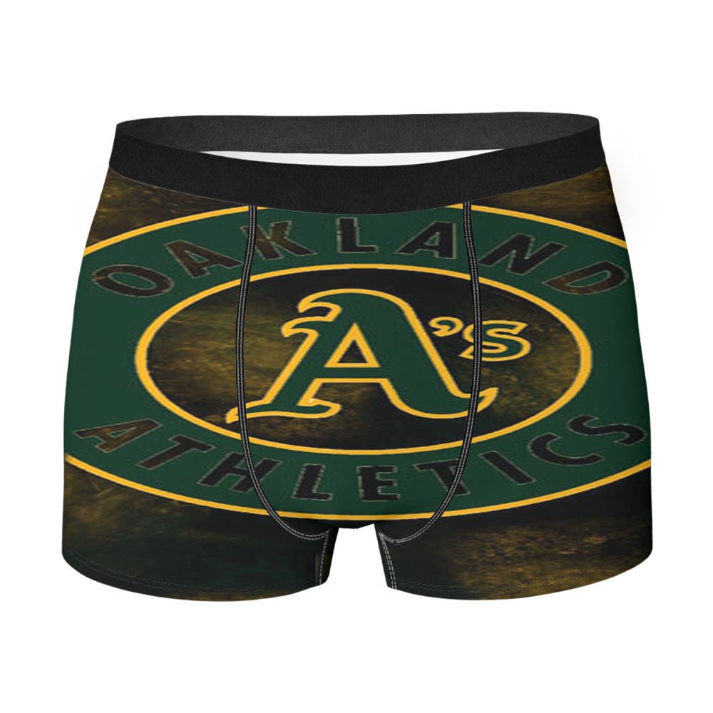 Oakland Athletics Texture Men'S Boxer Briefs