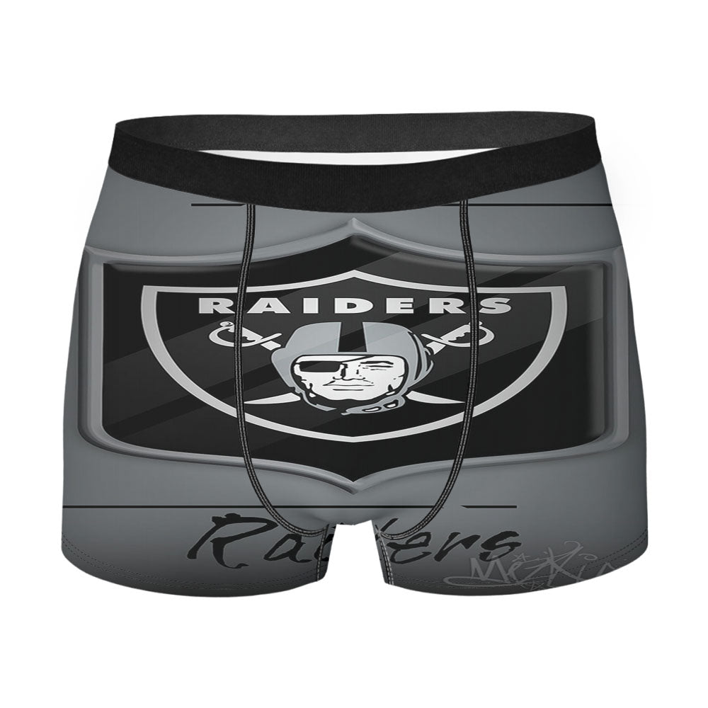 Oakland Raiders, Afc, Black, Derek Carr Men'S Boxer Briefs