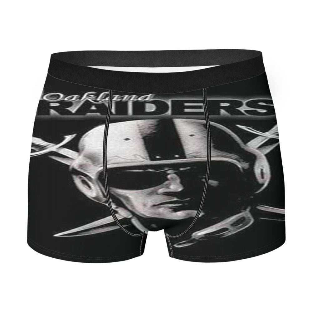 Oakland Raiders Face Men'S Boxer Briefs