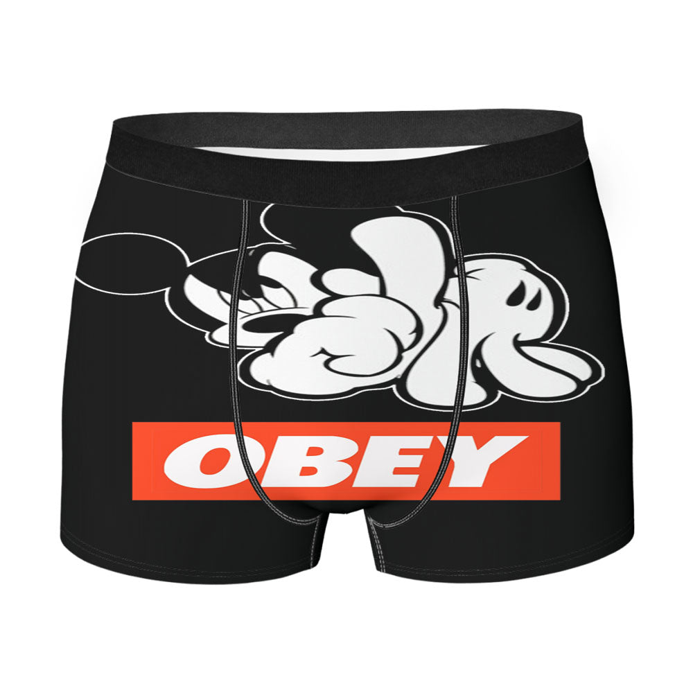 Obey Mickey Mouse Men'S Boxer Briefs